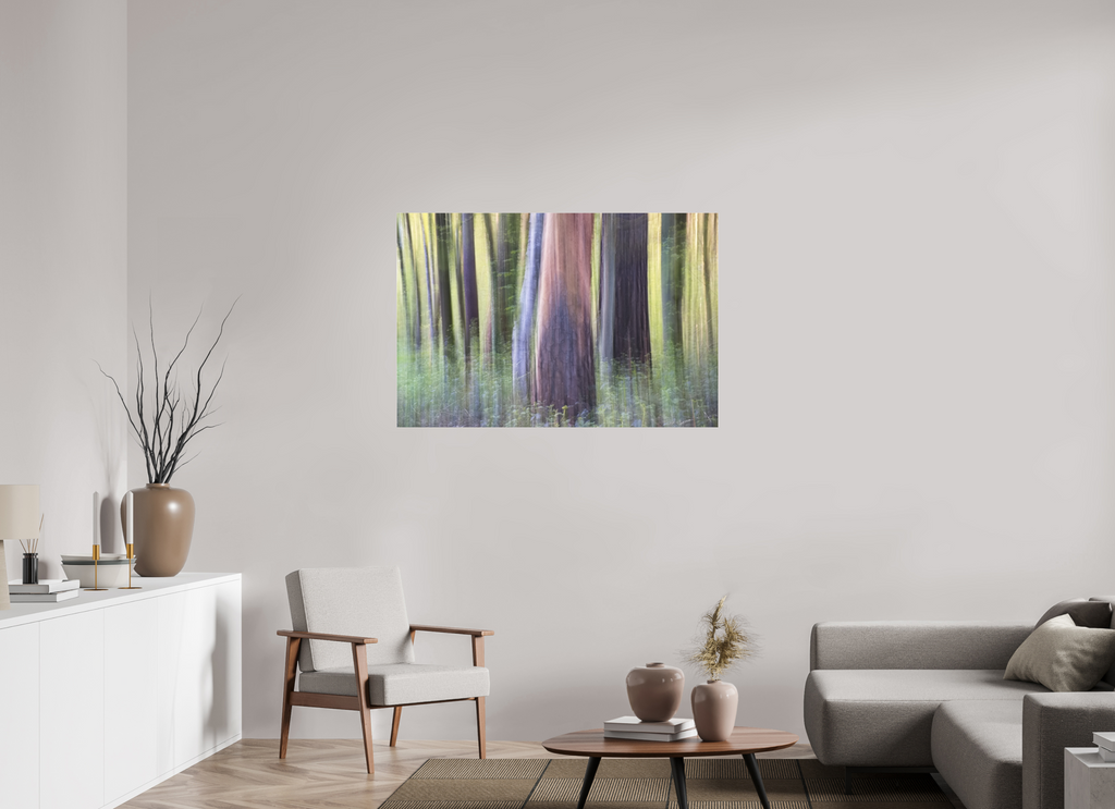 120 x 80 cm, Photo Print Under Acrylic Glass Vertical Forest Dream