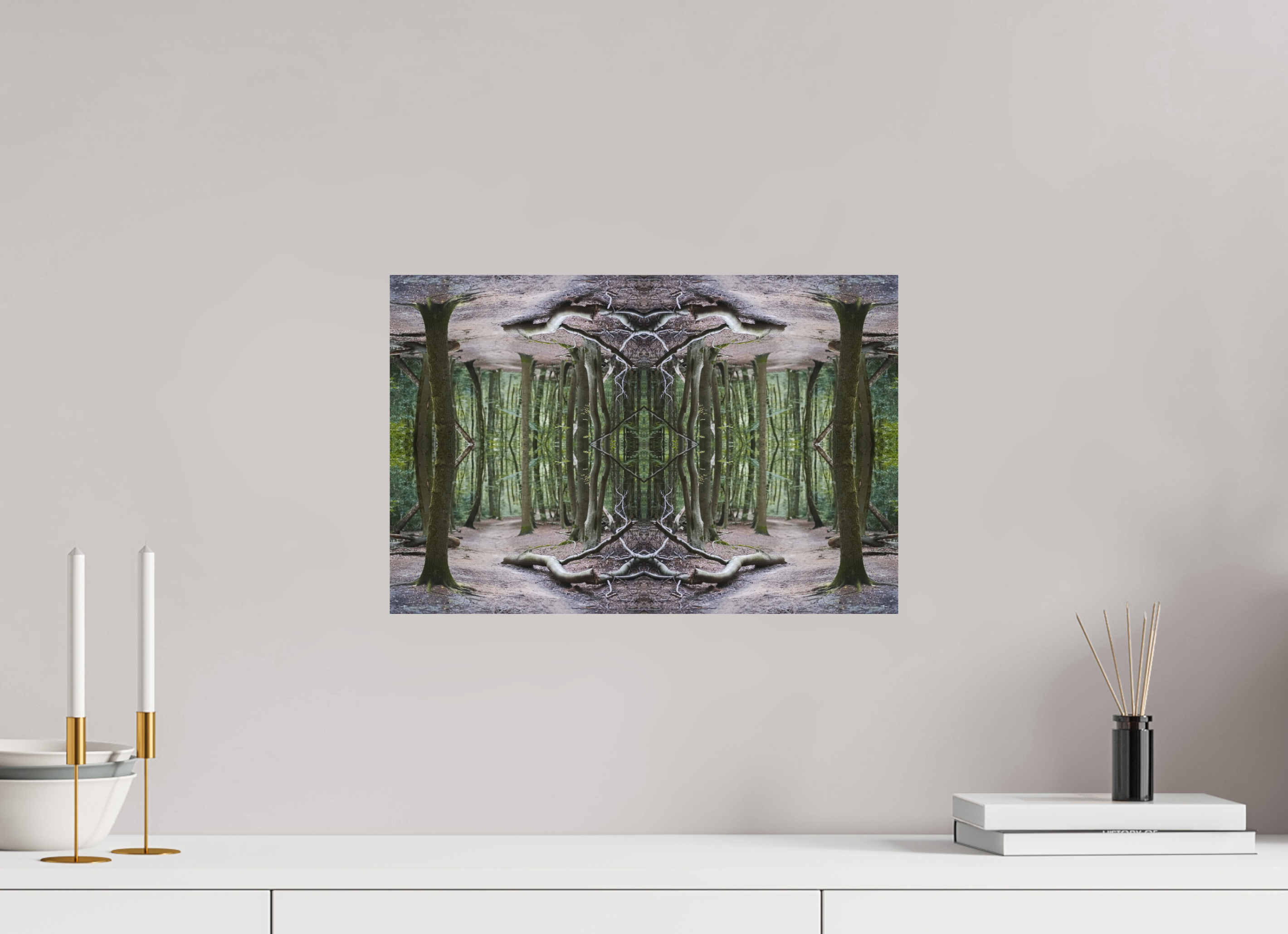 45 x 30 cm, Photo Print On Fuji Crystal DP II Woodland Illusion