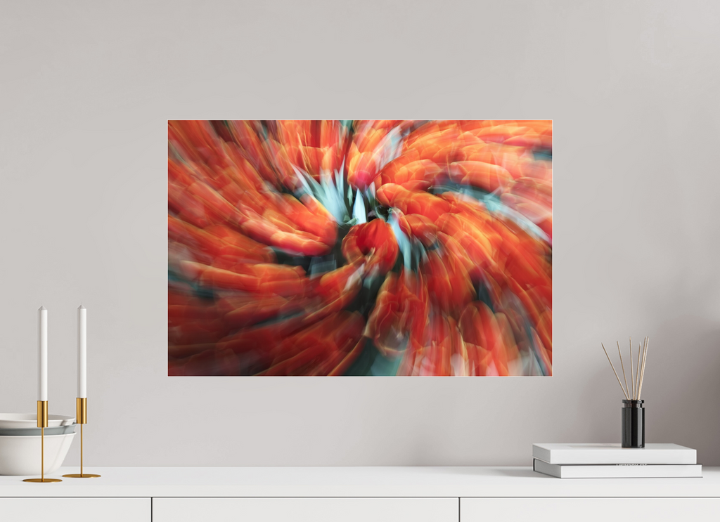 60 x 40 cm, Photo Print Under Acrylic Glass Zwischen Glühen und Stille