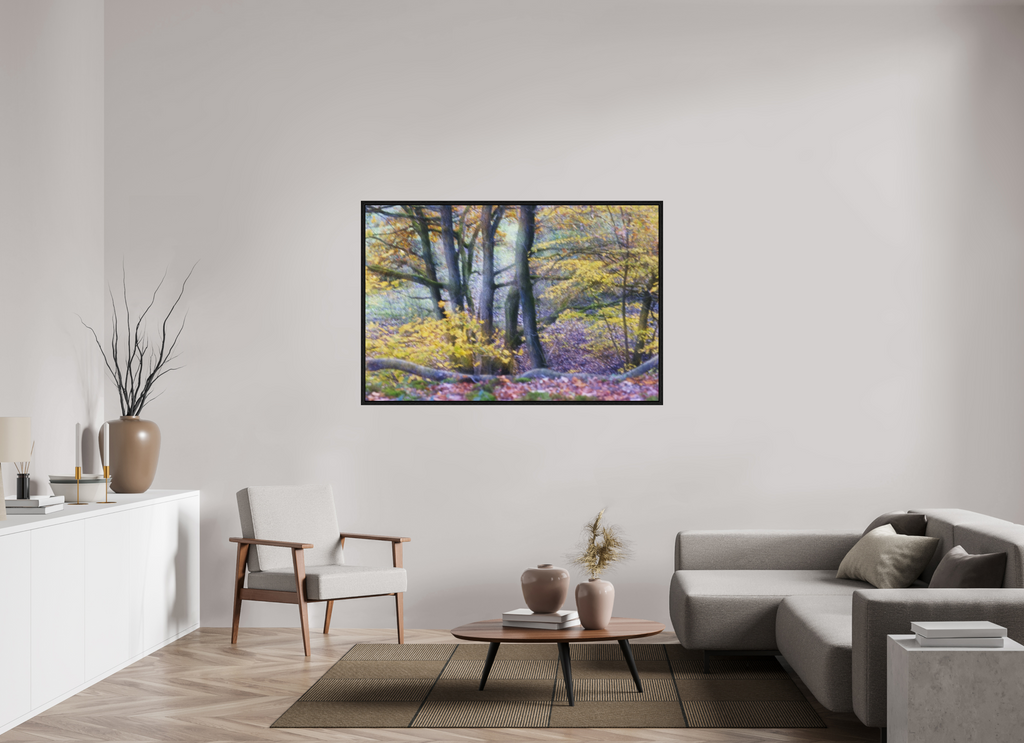 150 x 100 cm, Floater Frame Trees on Hornpottweg