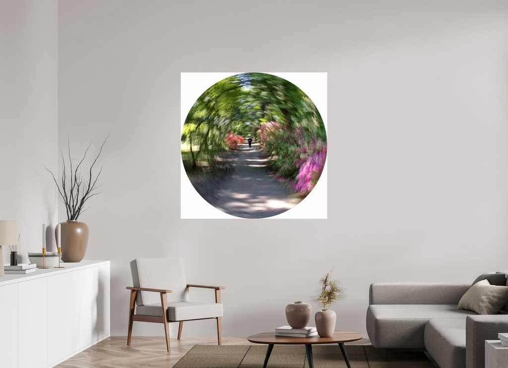 120 x 120 cm, Photo Print Under Acrylic Glass Zwischen Licht und Erinnerung