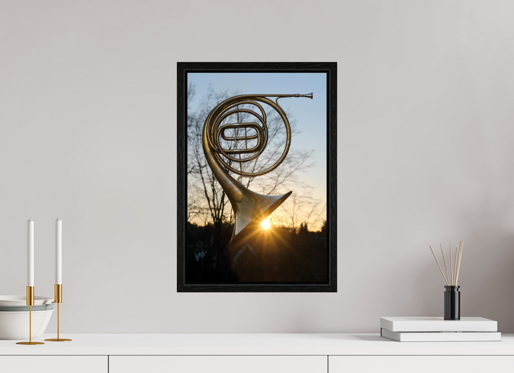30 x 45 cm, Floater Frame Horn sound