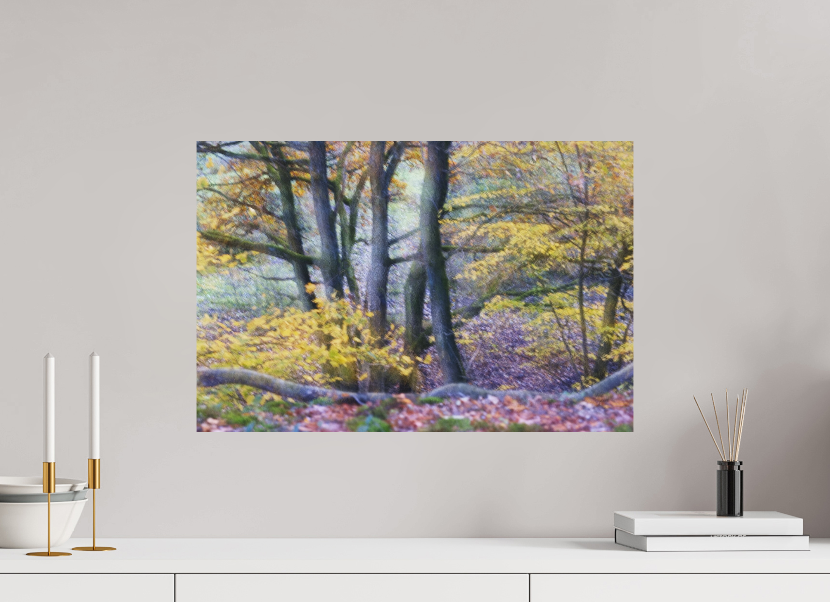 60 x 40 cm, Photo Print On Fuji Crystal DP II Trees on Hornpottweg