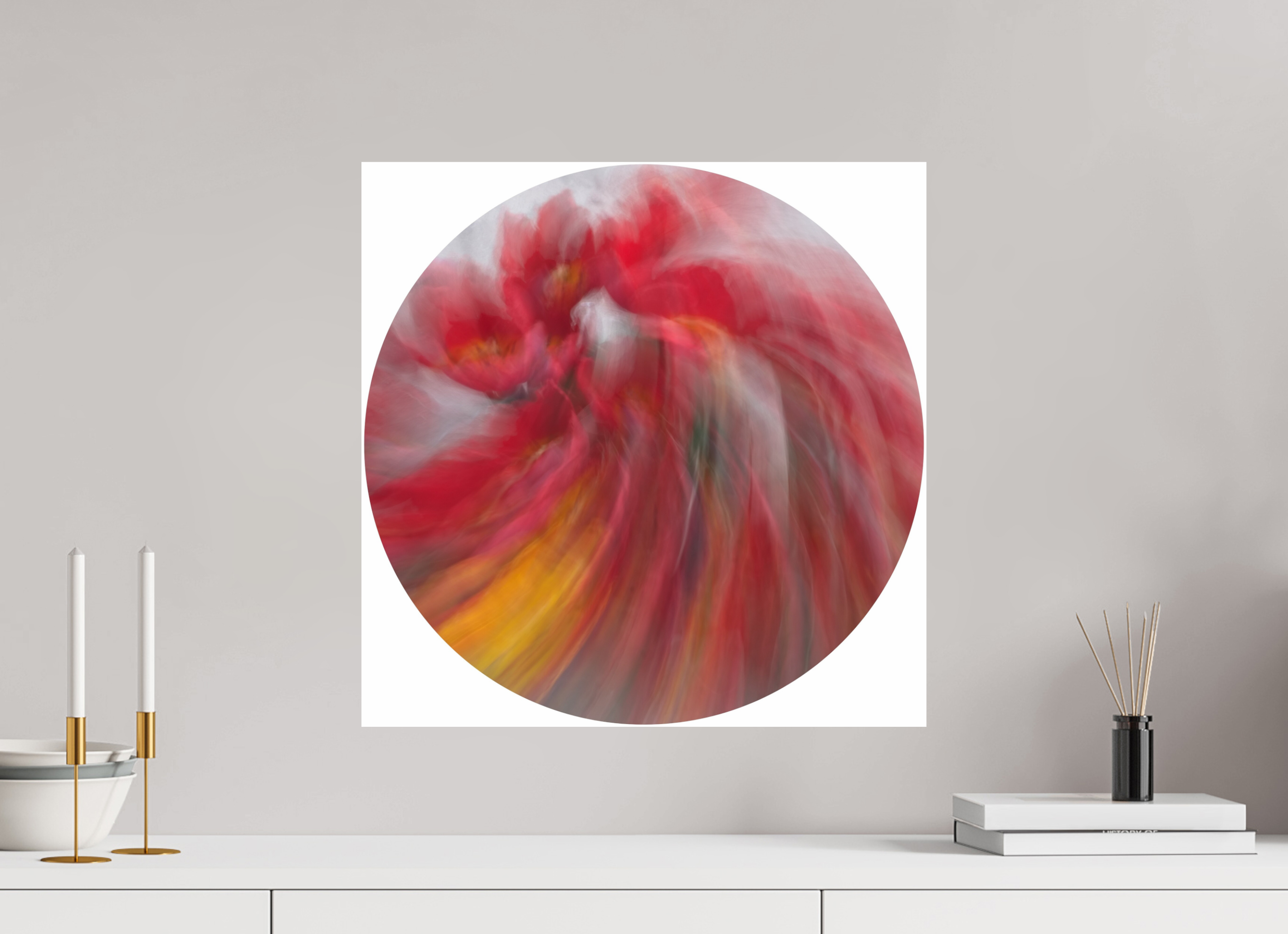 50 x 50 cm, Photo Print On Fuji Crystal DP II Blütenaura