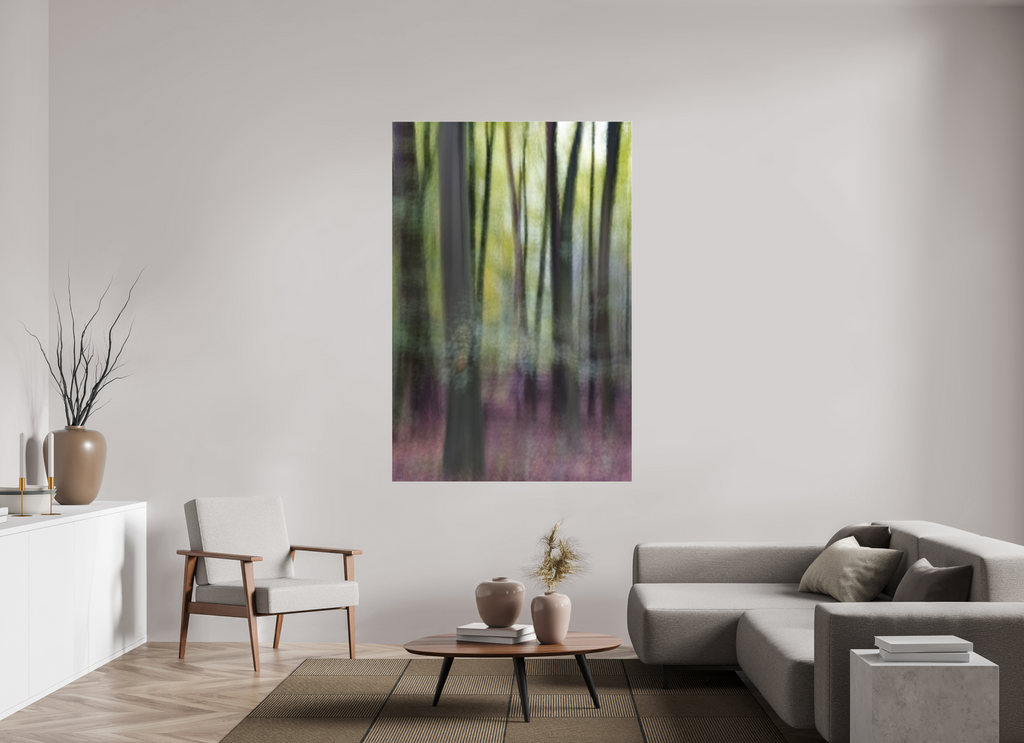 120 x 180 cm, Photo Print Under Acrylic Glass Vertikales Flüstern