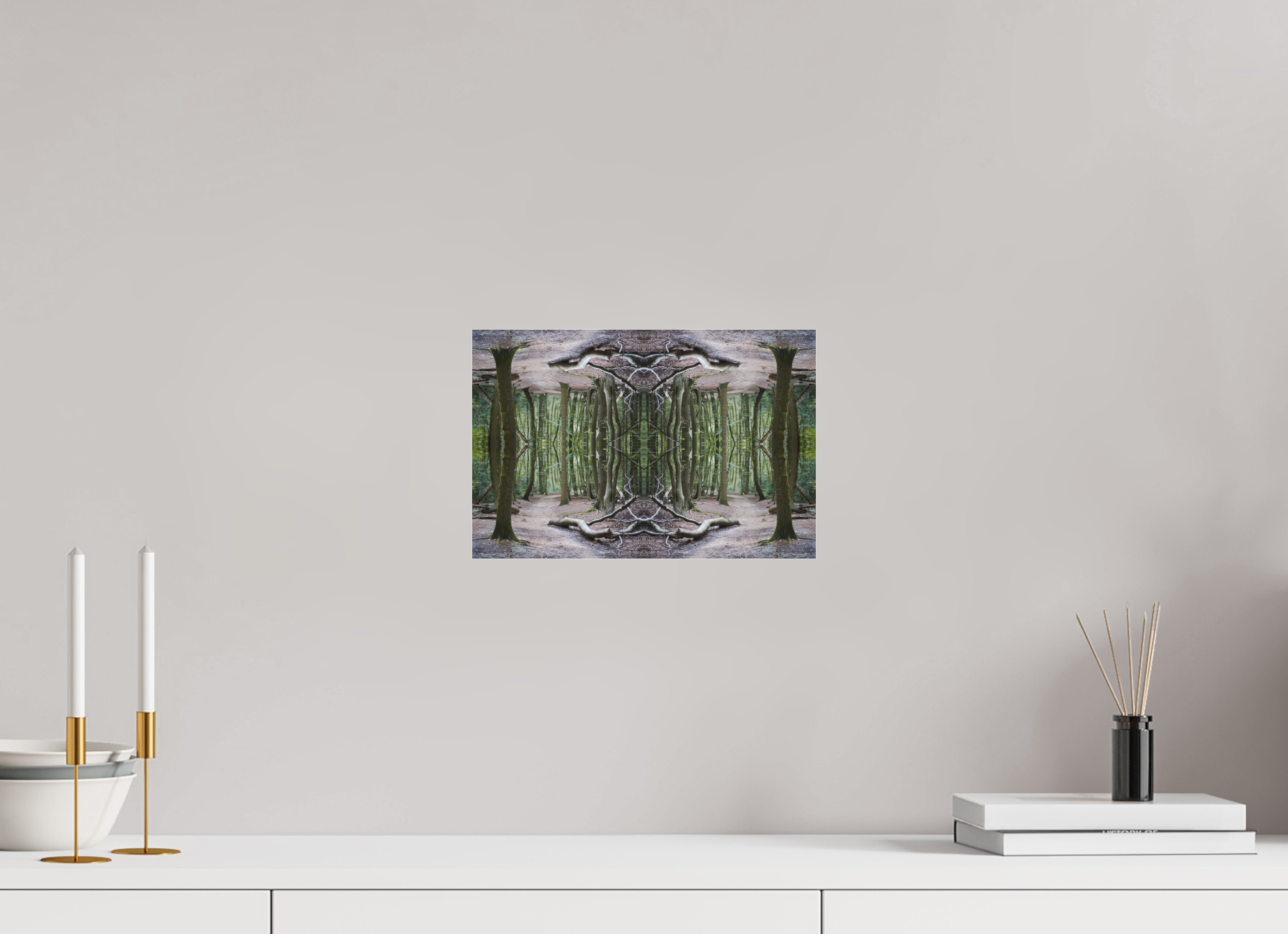 30 x 20 cm, Photo Print Under Acrylic Glass Woodland Illusion