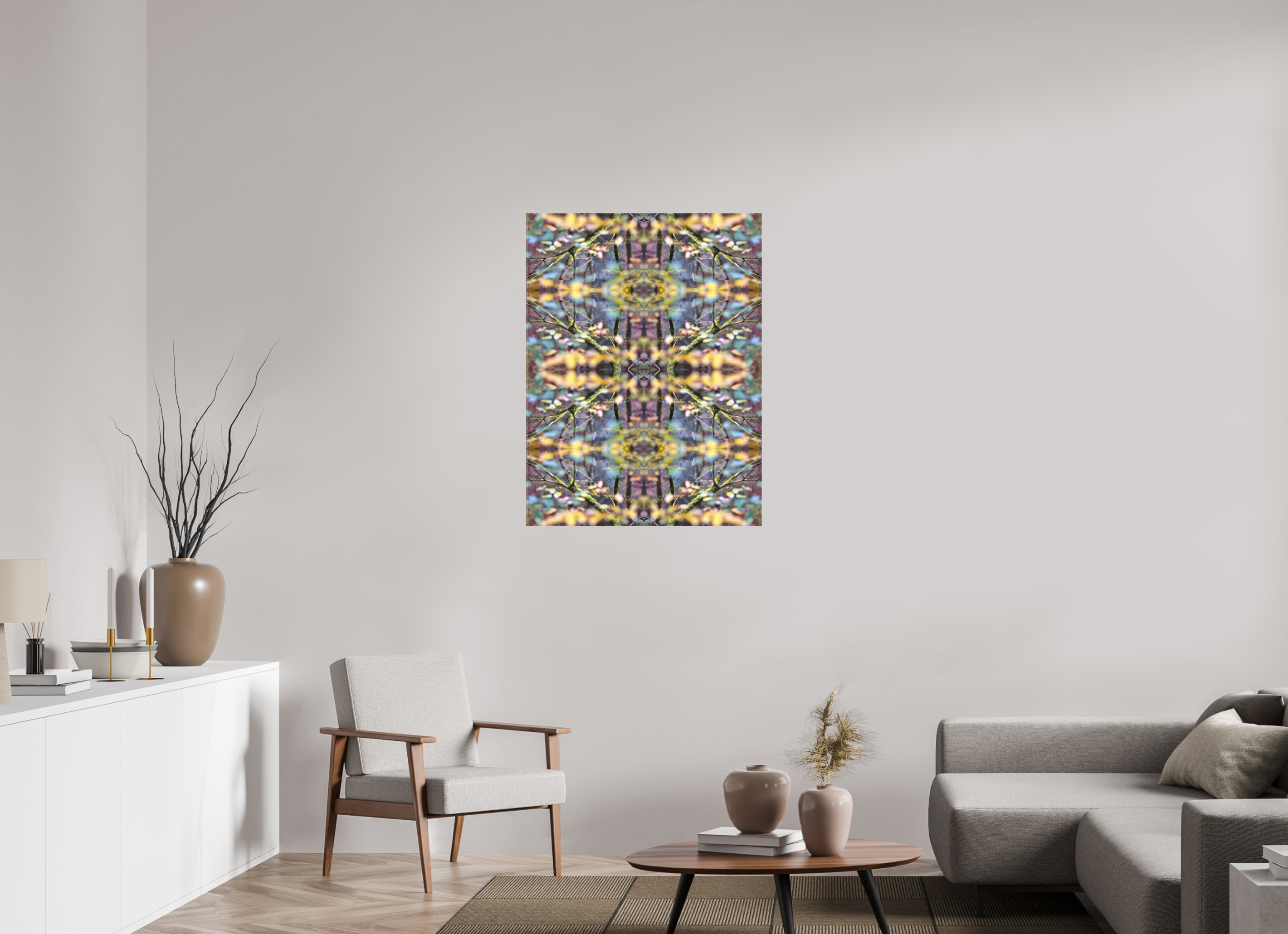 75 x 100 cm, Leinwand matt Polifonia del Bosco