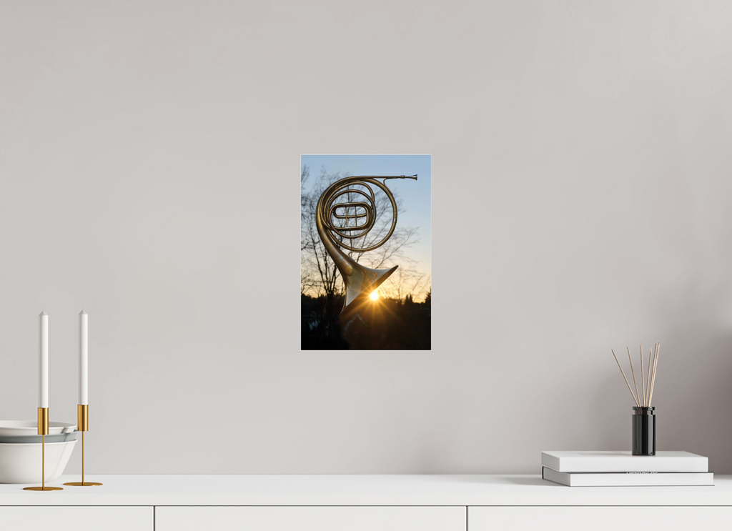 20 x 30 cm, Photo Print Under Acrylic Glass Horn sound