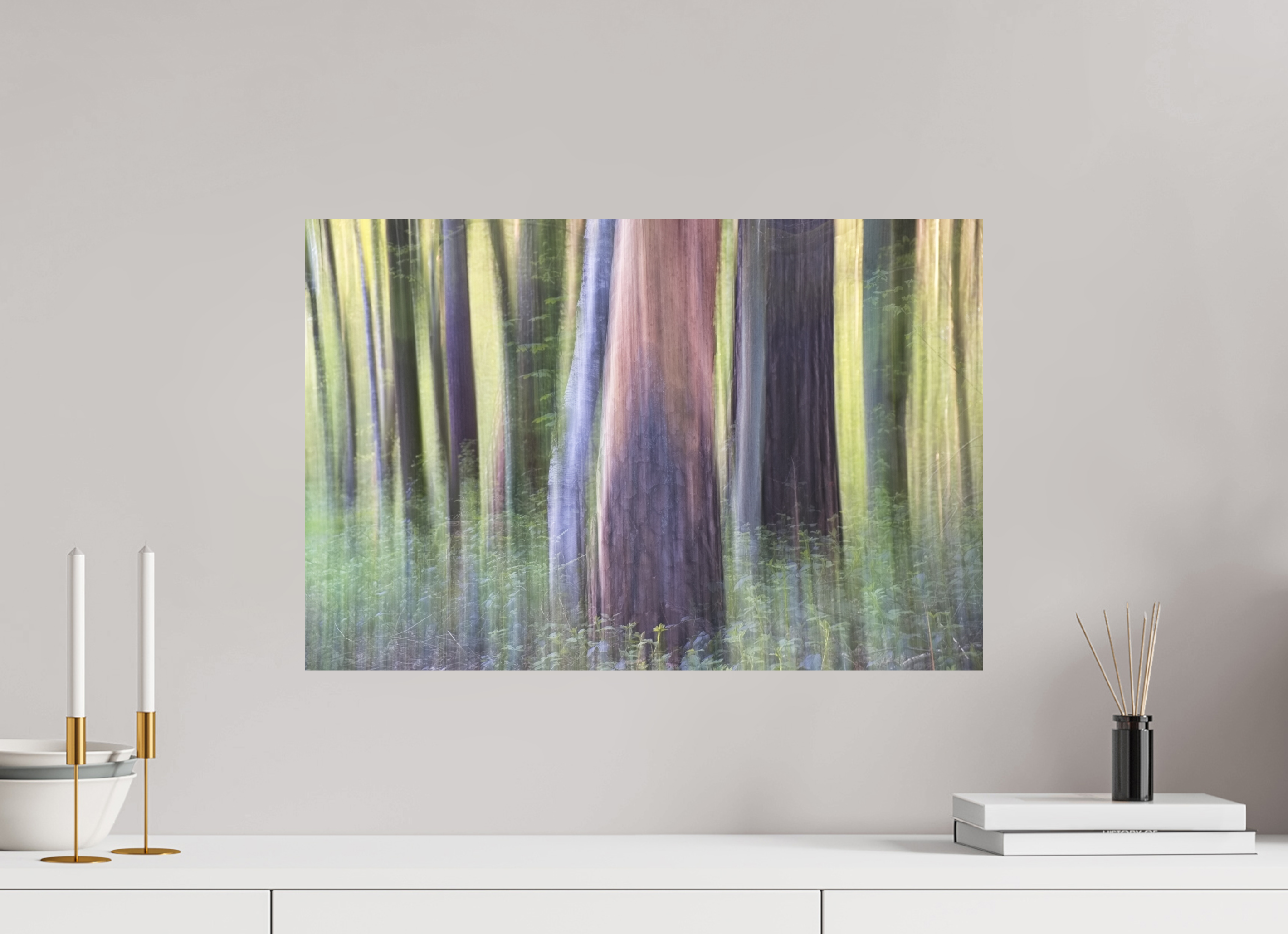 60 x 40 cm, Hahnemühle Papier Photo Rag Waldresonanzen