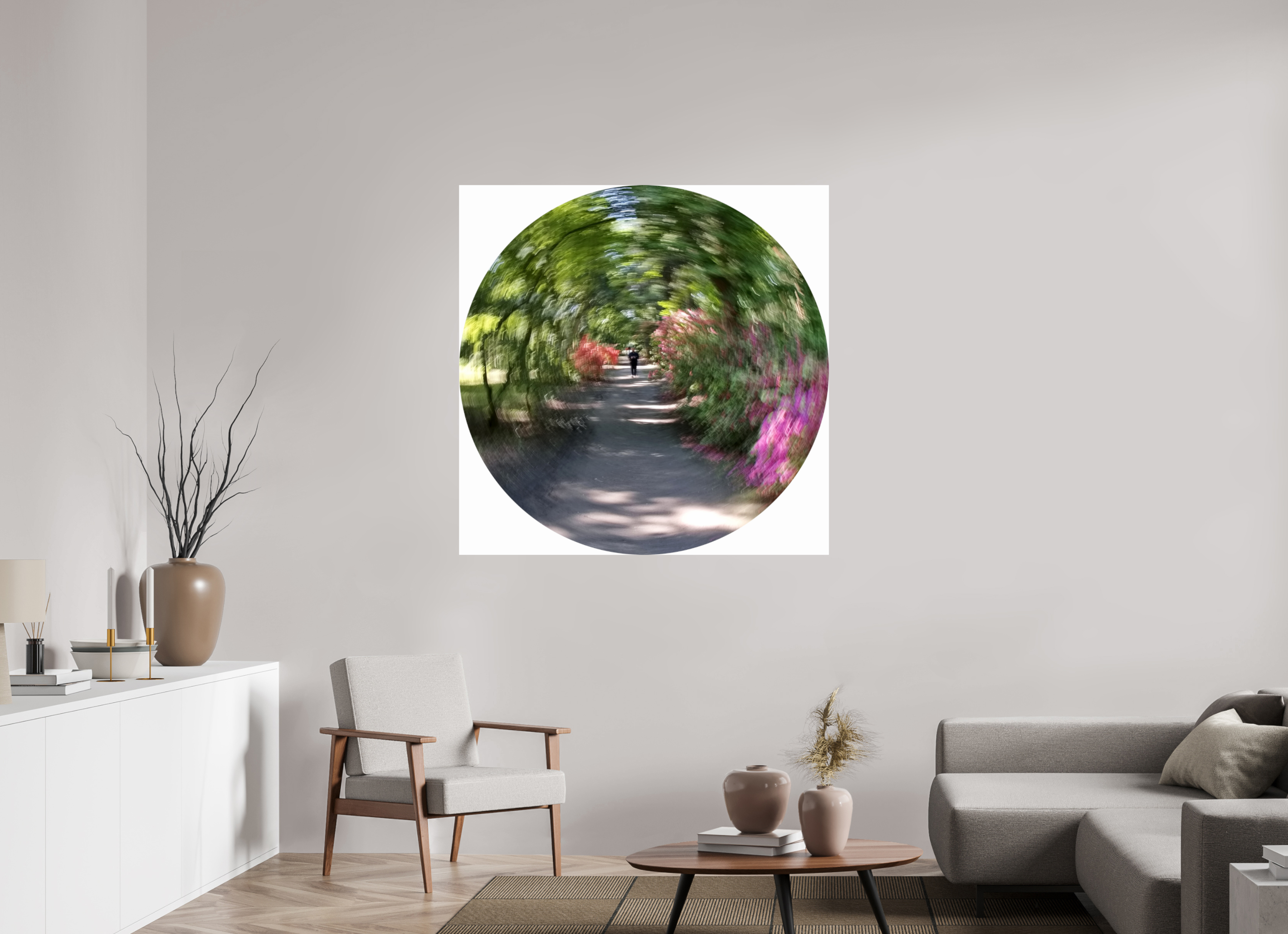 120 x 120 cm, Photo Print On Fuji Crystal DP II Zwischen Licht und Erinnerung
