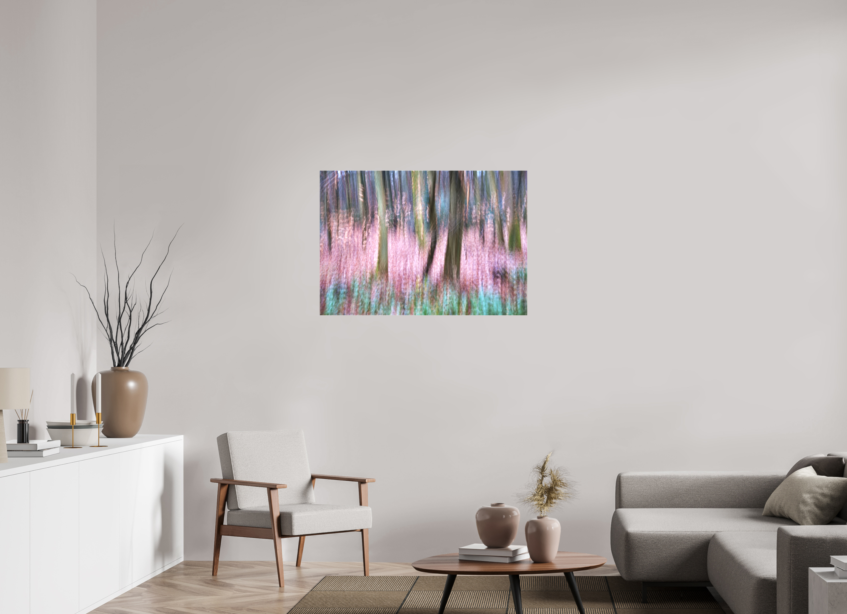 100,8 x 70 cm, Leinwand matt Risonanza dell´etere