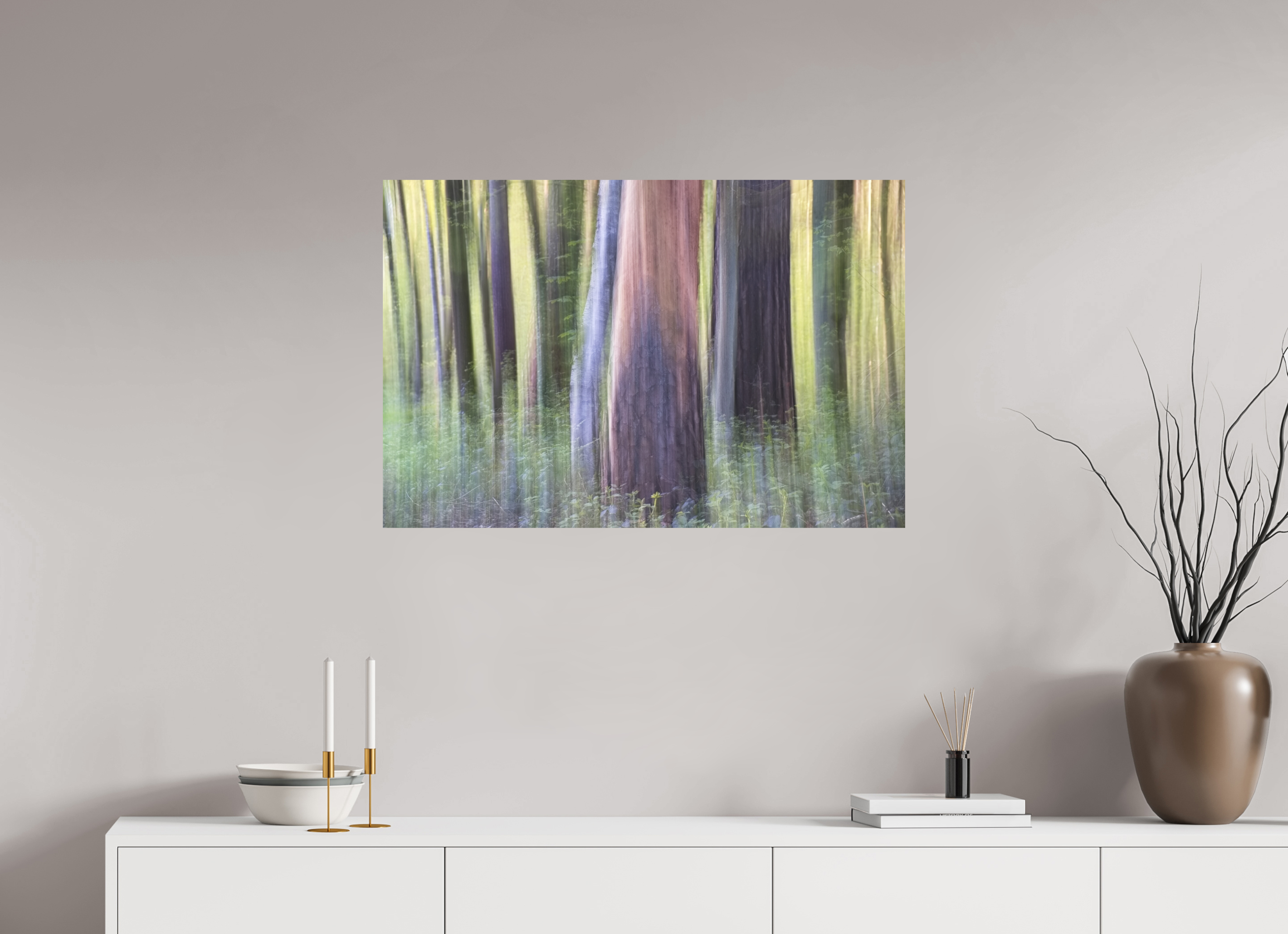 90 x 60 cm, Hahnemühle Papier Photo Rag Waldresonanzen