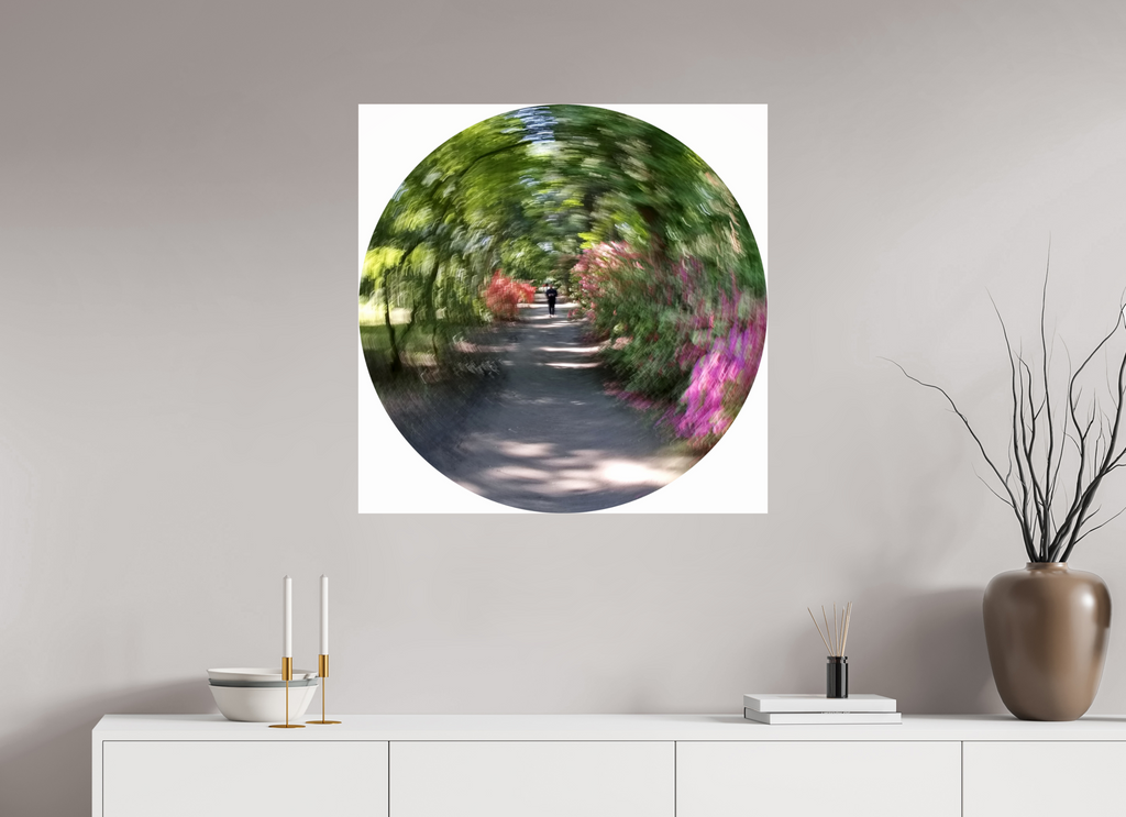 80 x 80 cm, Photo Print Under Acrylic Glass Zwischen Licht und Erinnerung