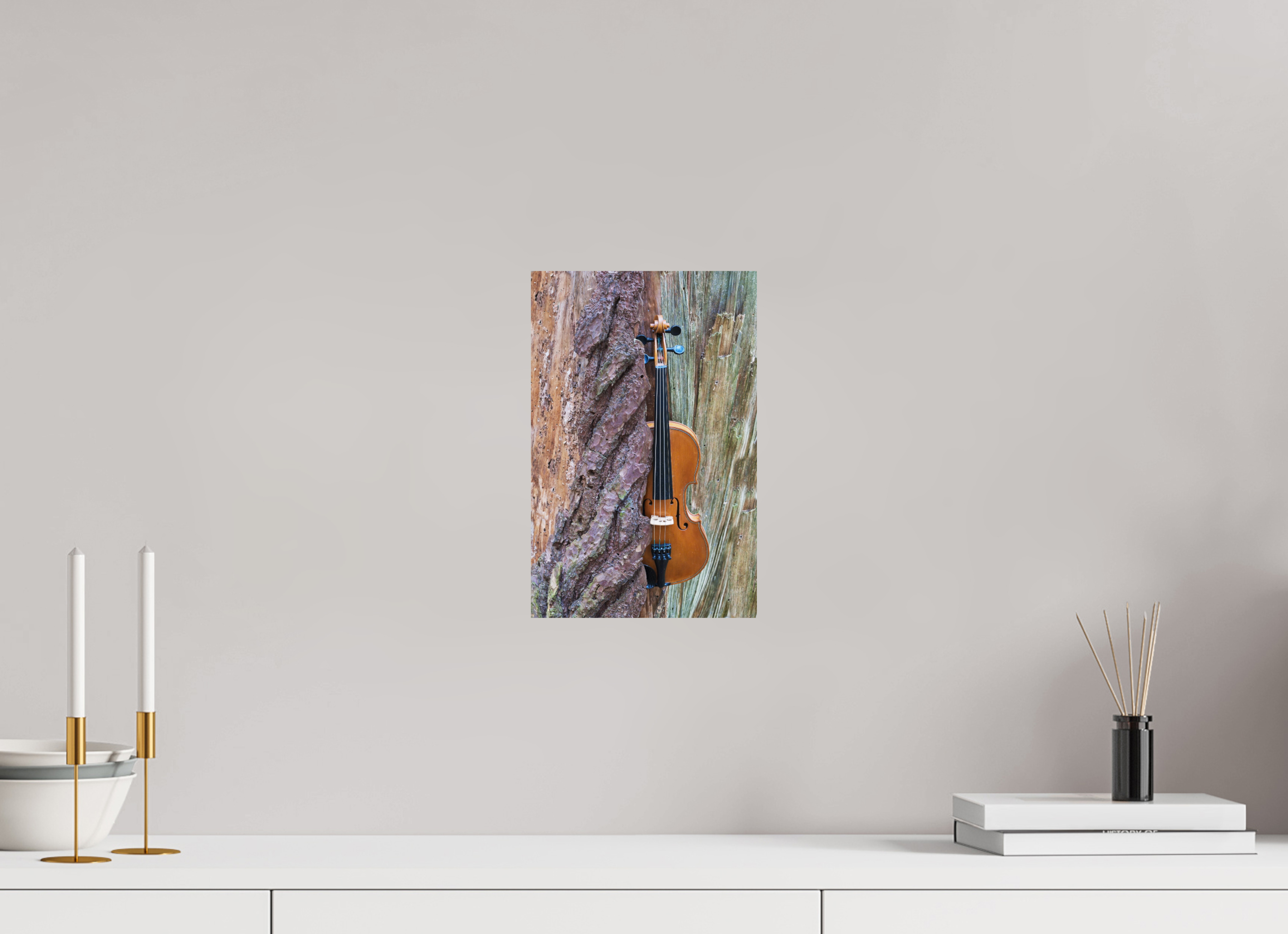 20 x 30,7 cm, Photo Print On Fuji Crystal DP II A violin in its element