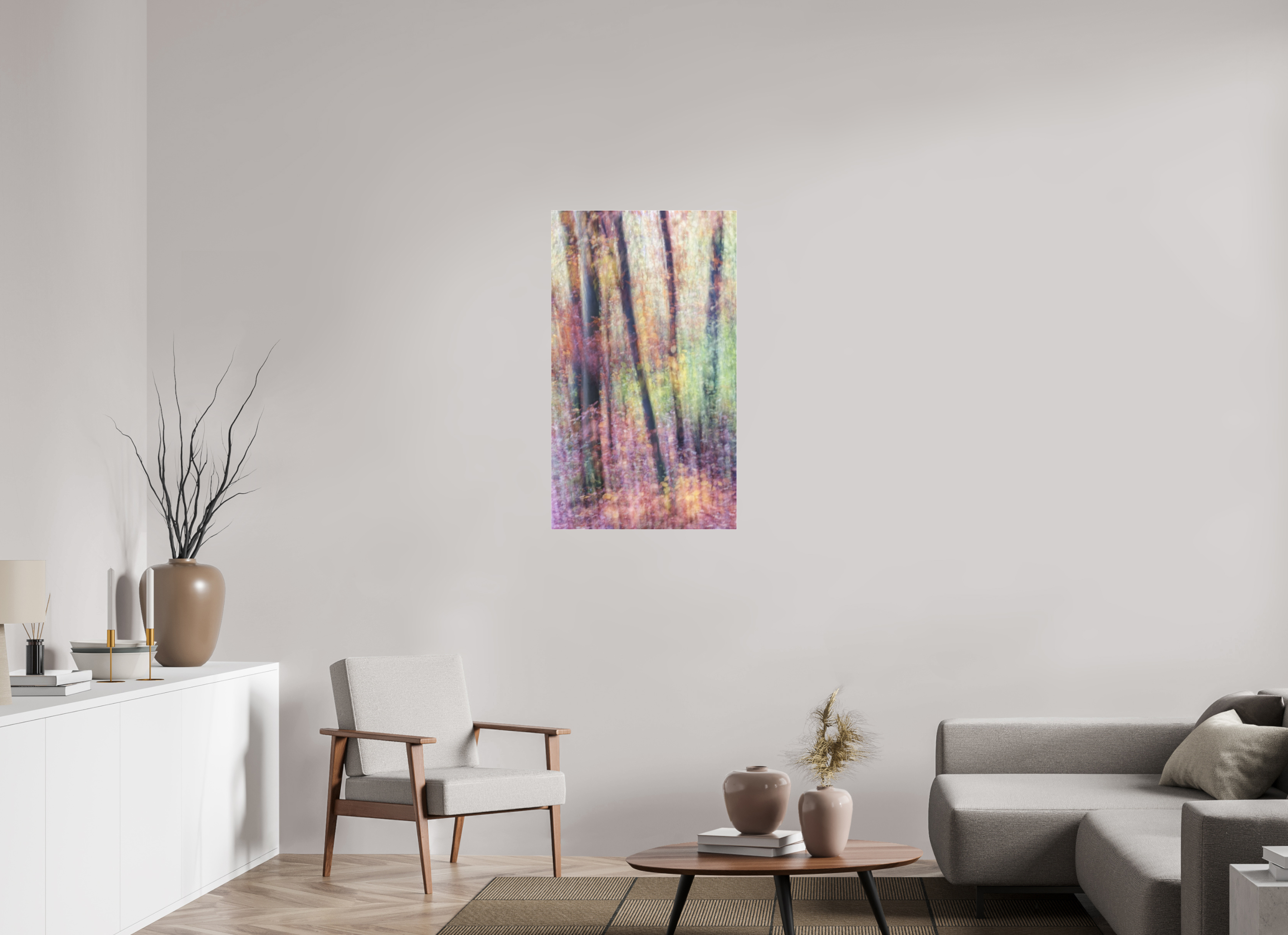 60 x 103 cm, Photo Print Under Acrylic Glass Herbstfarben 1