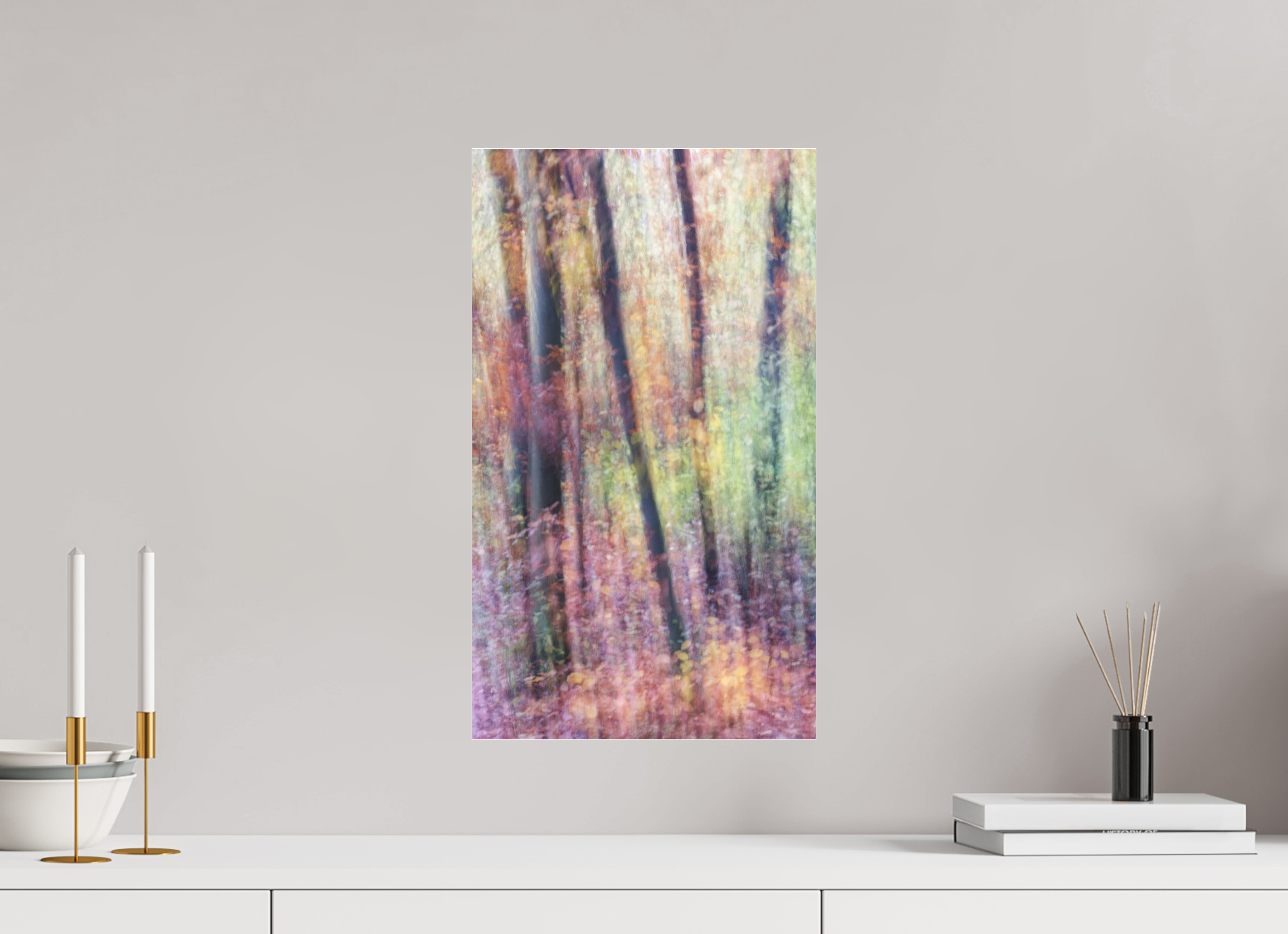 30 x 51,5 cm, Photo Print Under Acrylic Glass Herbstfarben 1