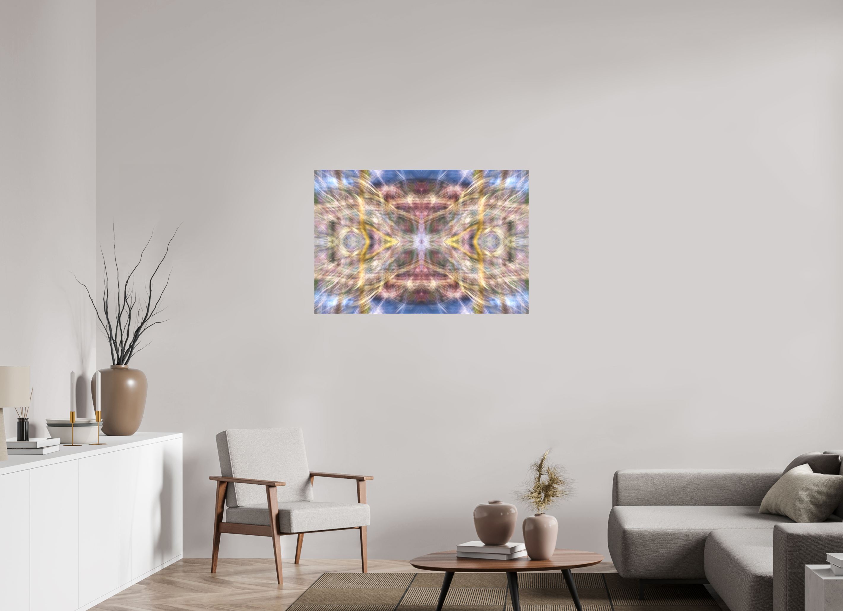 105 x 70 cm, Leinwand matt Fugato naturale