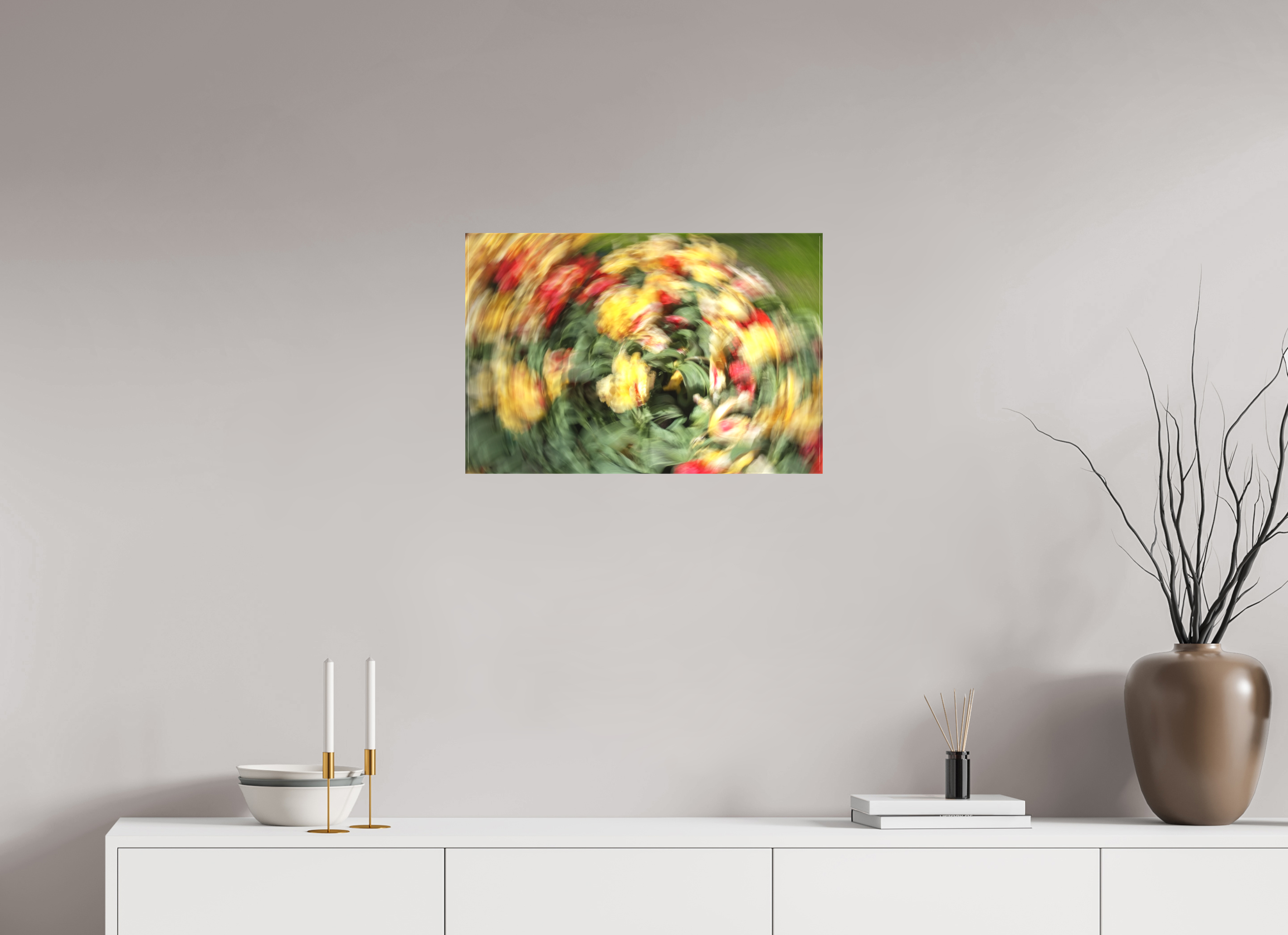 60 x 40 cm, Leinwand matt Kurz bevor es still wird