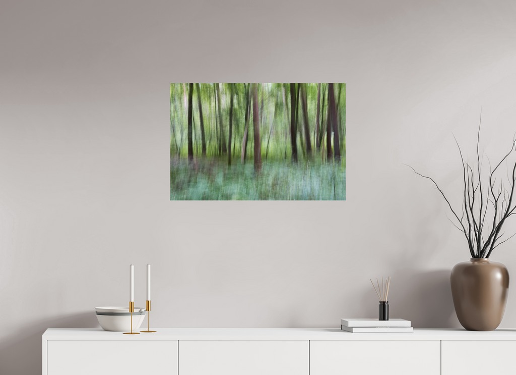75 x 50 cm, Photo Print Under Acrylic Glass Whisper of the Forest