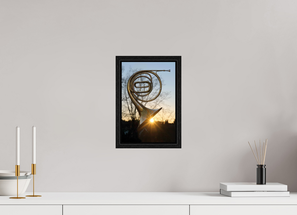 20 x 30 cm, Floater Frame Horn sound
