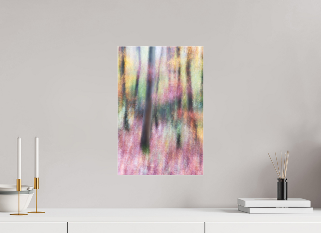 30 x 45 cm, Photo Print Under Acrylic Glass Autumn Forest Impression