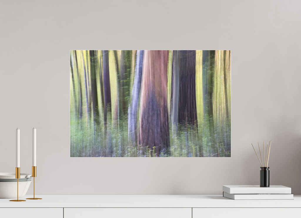 60 x 40 cm, Photo Print Under Acrylic Glass Vertical Forest Dream