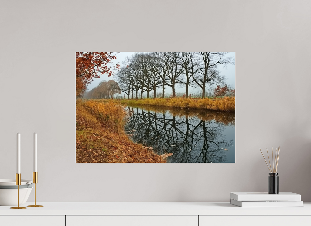 57,6 x 40 cm, Photo Print Under Acrylic Glass Echo der Bäume