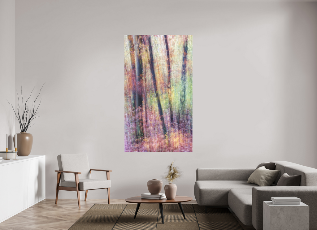 110 x 188,9 cm, Photo Print Under Acrylic Glass Herbstfarben 1