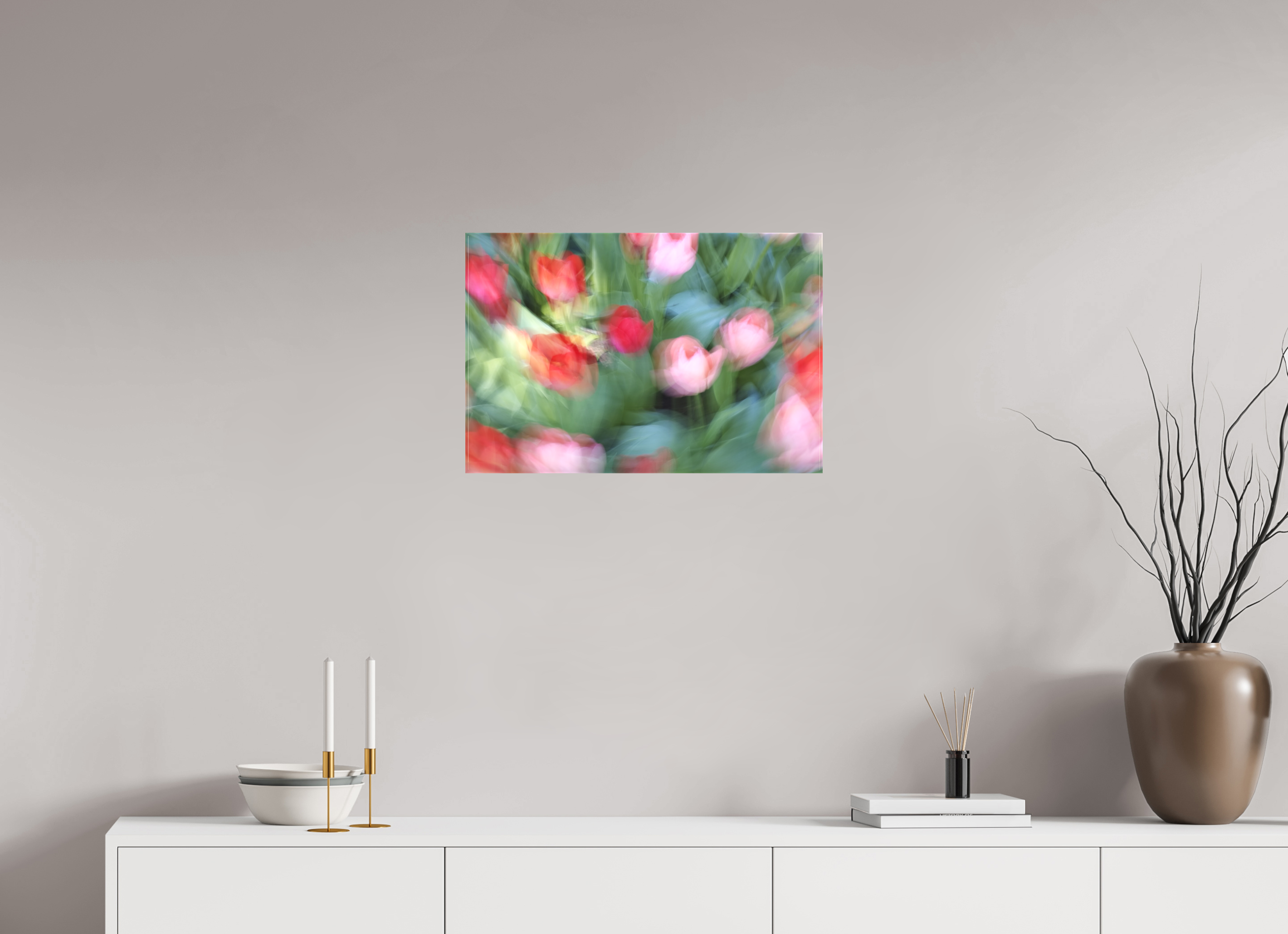 60 x 40 cm, Leinwand matt Flautando