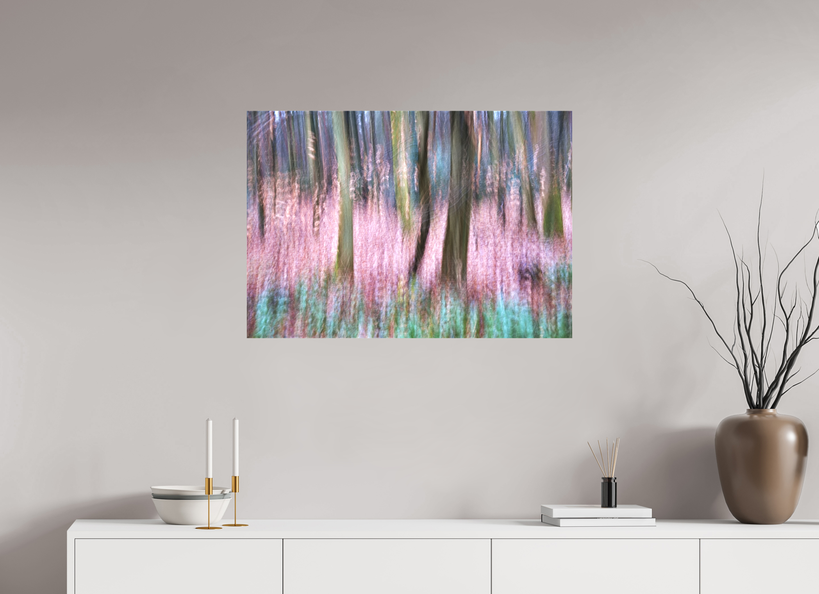 86,4 x 60 cm, Leinwand matt Risonanza dell´etere