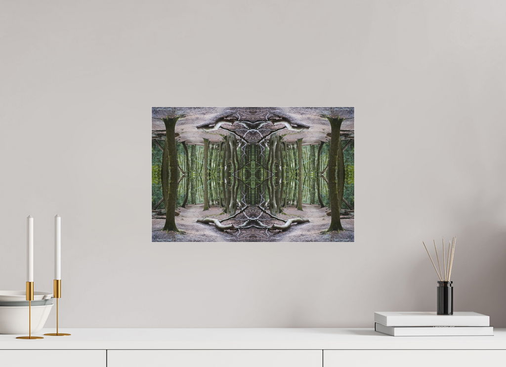 45 x 30 cm, Photo Print Under Acrylic Glass Woodland Illusion