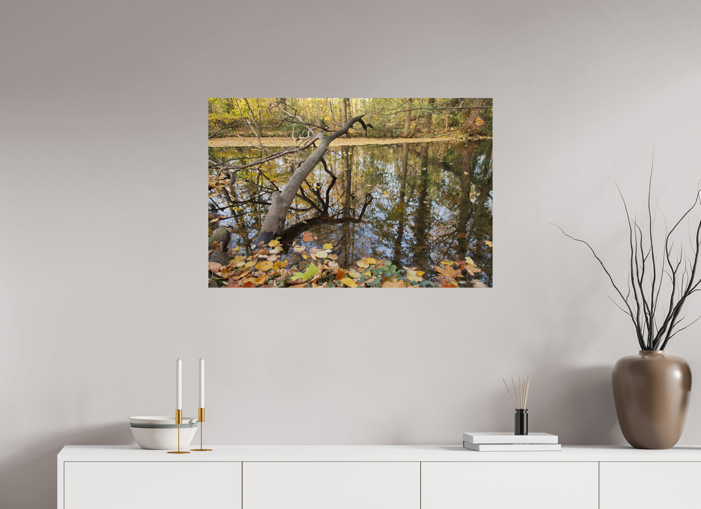 90 x 60 cm, Photo Print On Fuji Crystal DP II Autumn landscape