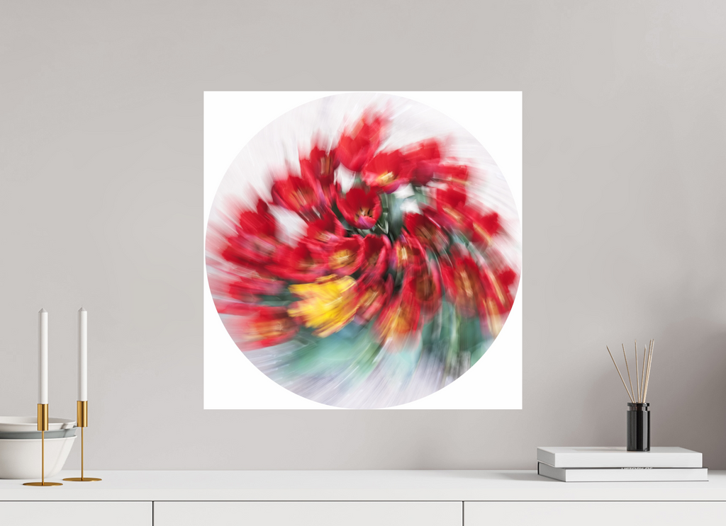 50 x 50 cm, Photo Print On Fuji Crystal DP II Sinfonie in Rot