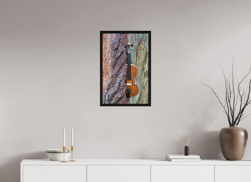 40 x 61,3 cm, Floater Frame A violin in its element