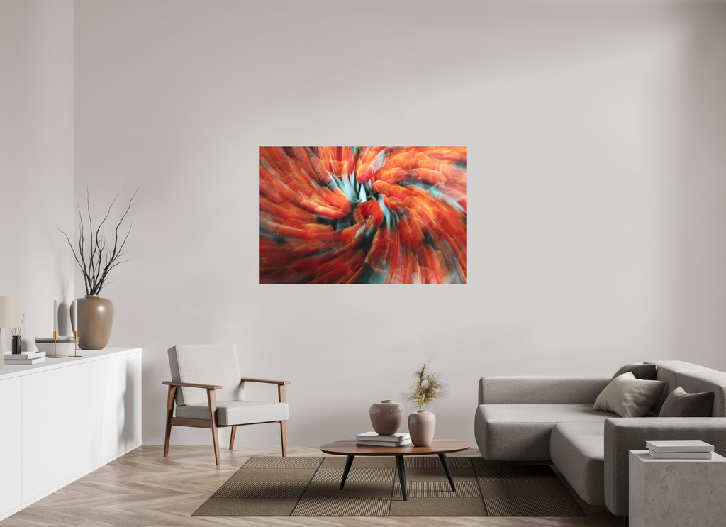 150 x 100 cm, Photo Print On Fuji Crystal DP II Zwischen Glühen und Stille