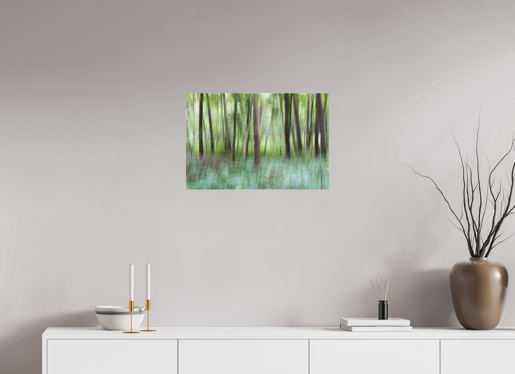 60 x 40 cm, Leinwand matt Wald Rythmus