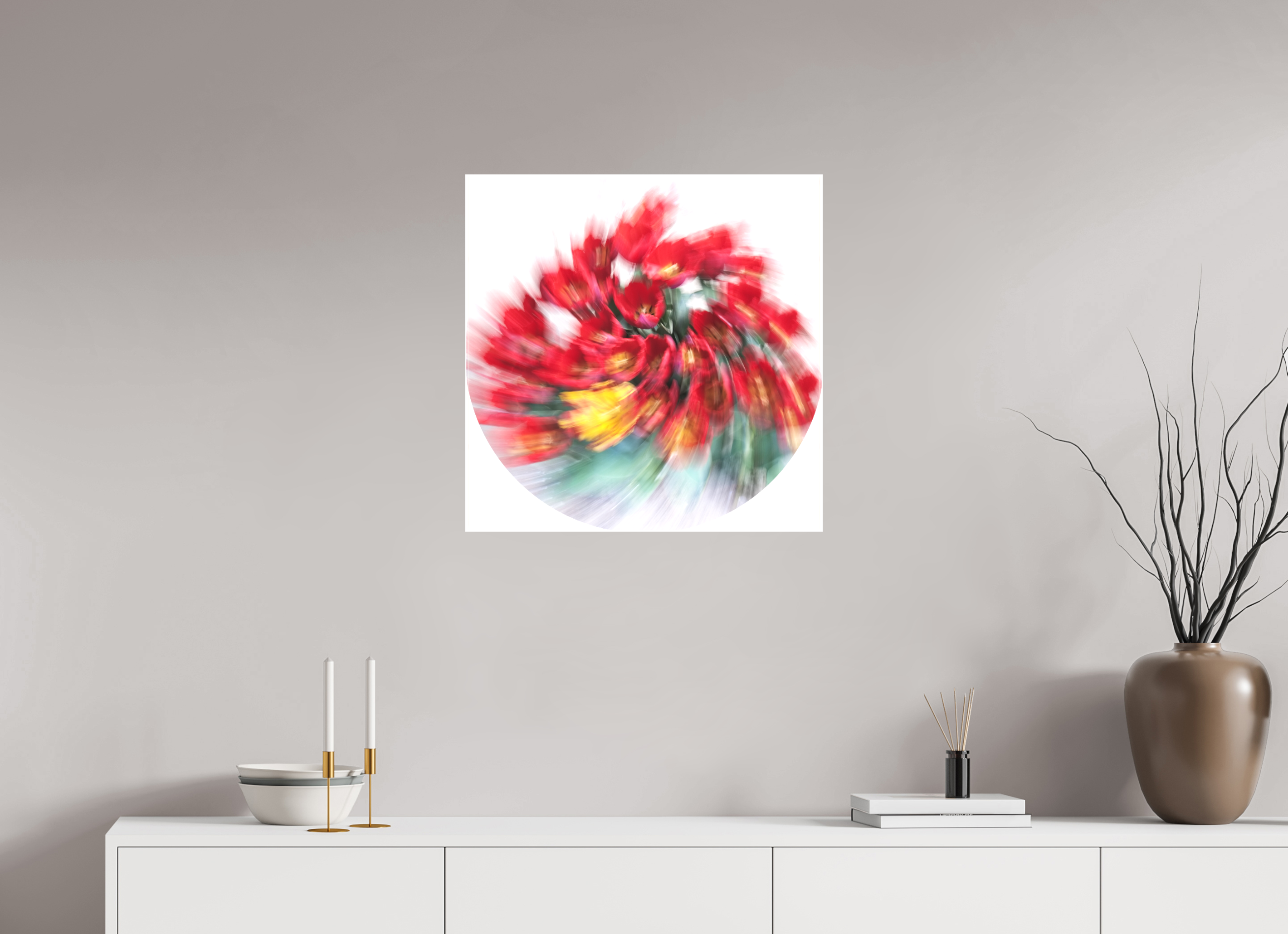 60 x 60 cm, Leinwand matt Crescendo molto passionato