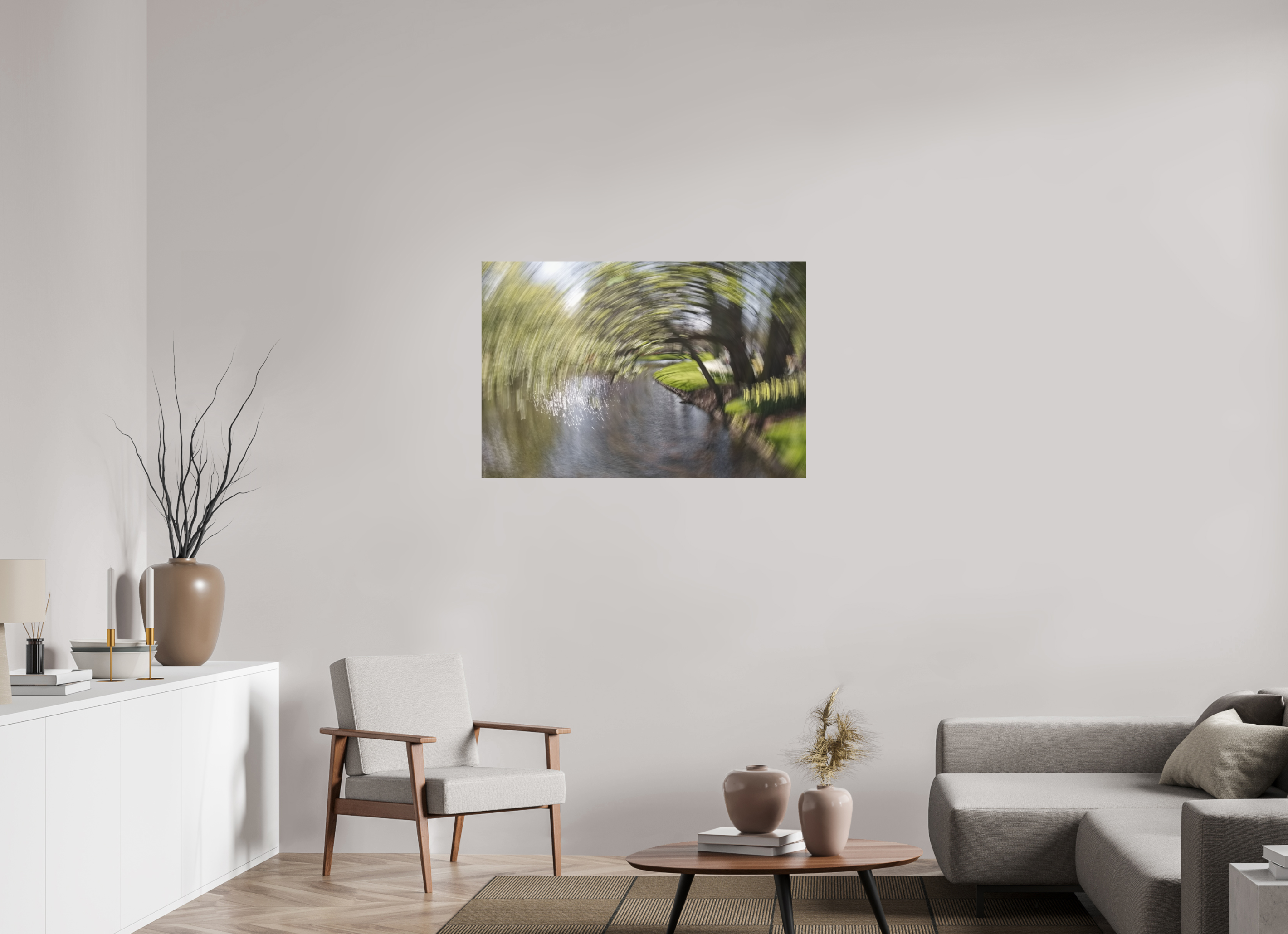 105 x 70 cm, Alu Magia del giardino
