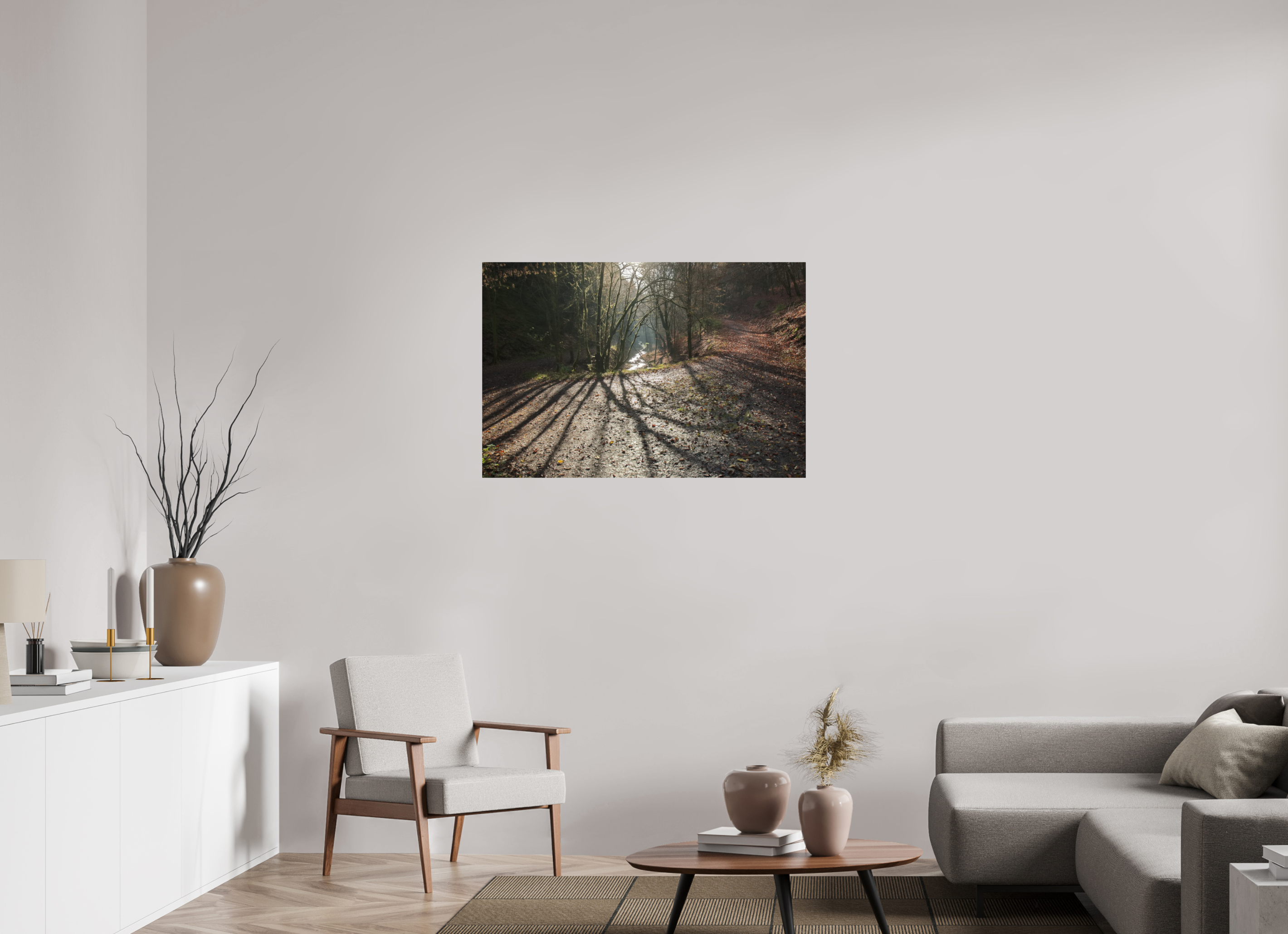 105 x 70 cm, Photo Print On Fuji Crystal DP II Pfad der langen Schatten