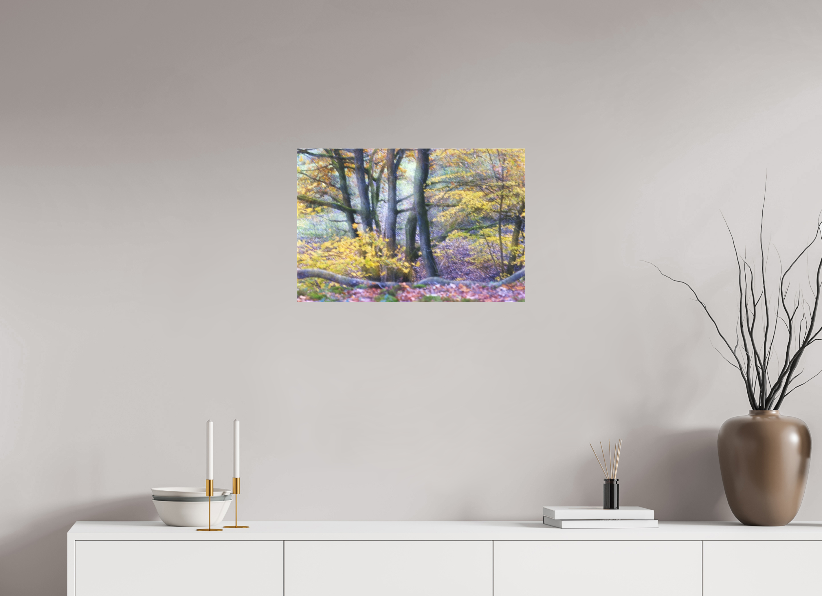 60 x 40 cm, Leinwand matt Staccato giallo