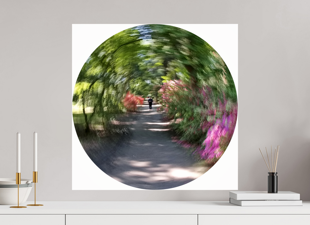 60 x 60 cm, Photo Print Under Acrylic Glass Zwischen Licht und Erinnerung