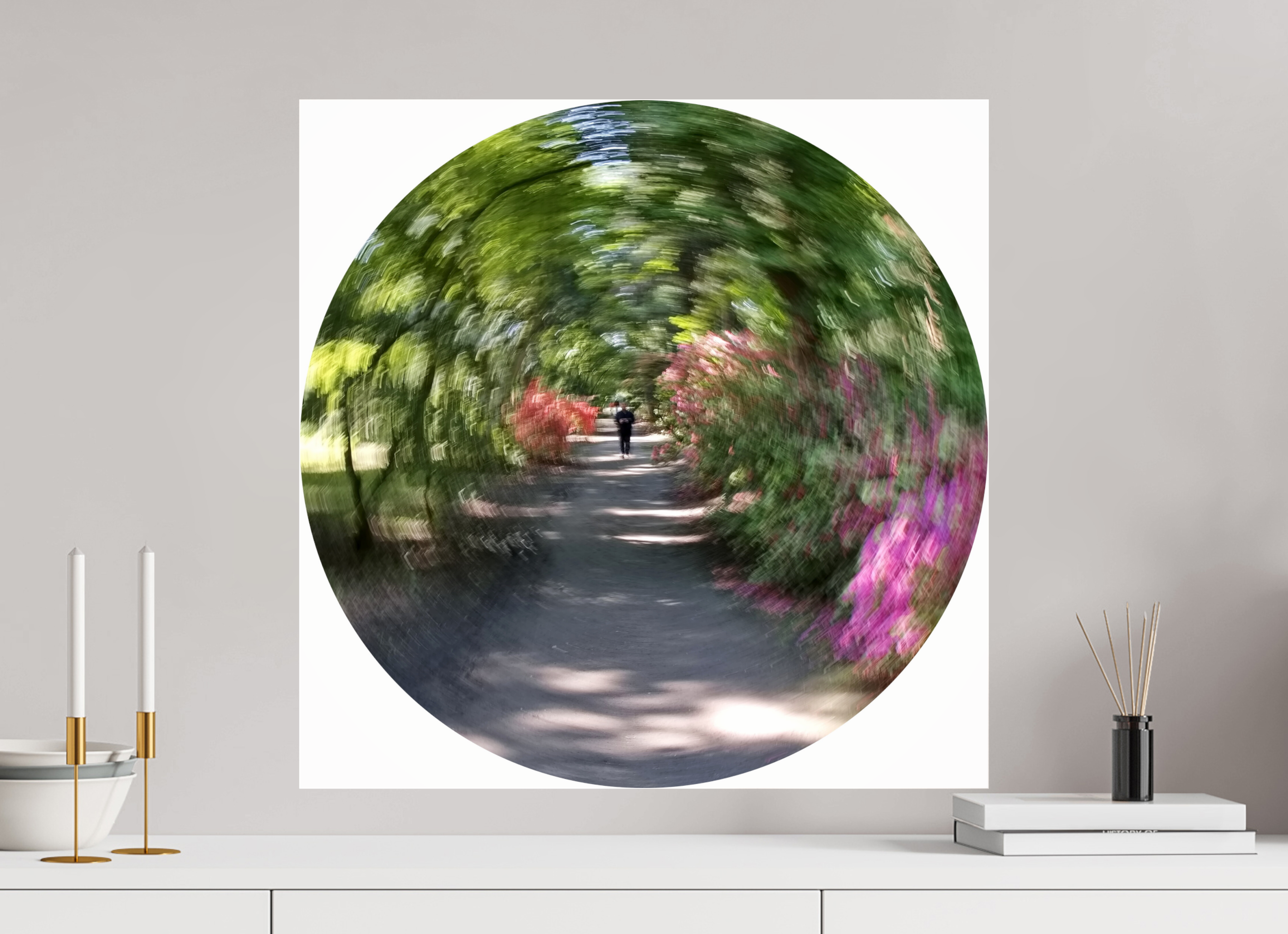 60 x 60 cm, Photo Print Under Acrylic Glass Zwischen Licht und Erinnerung