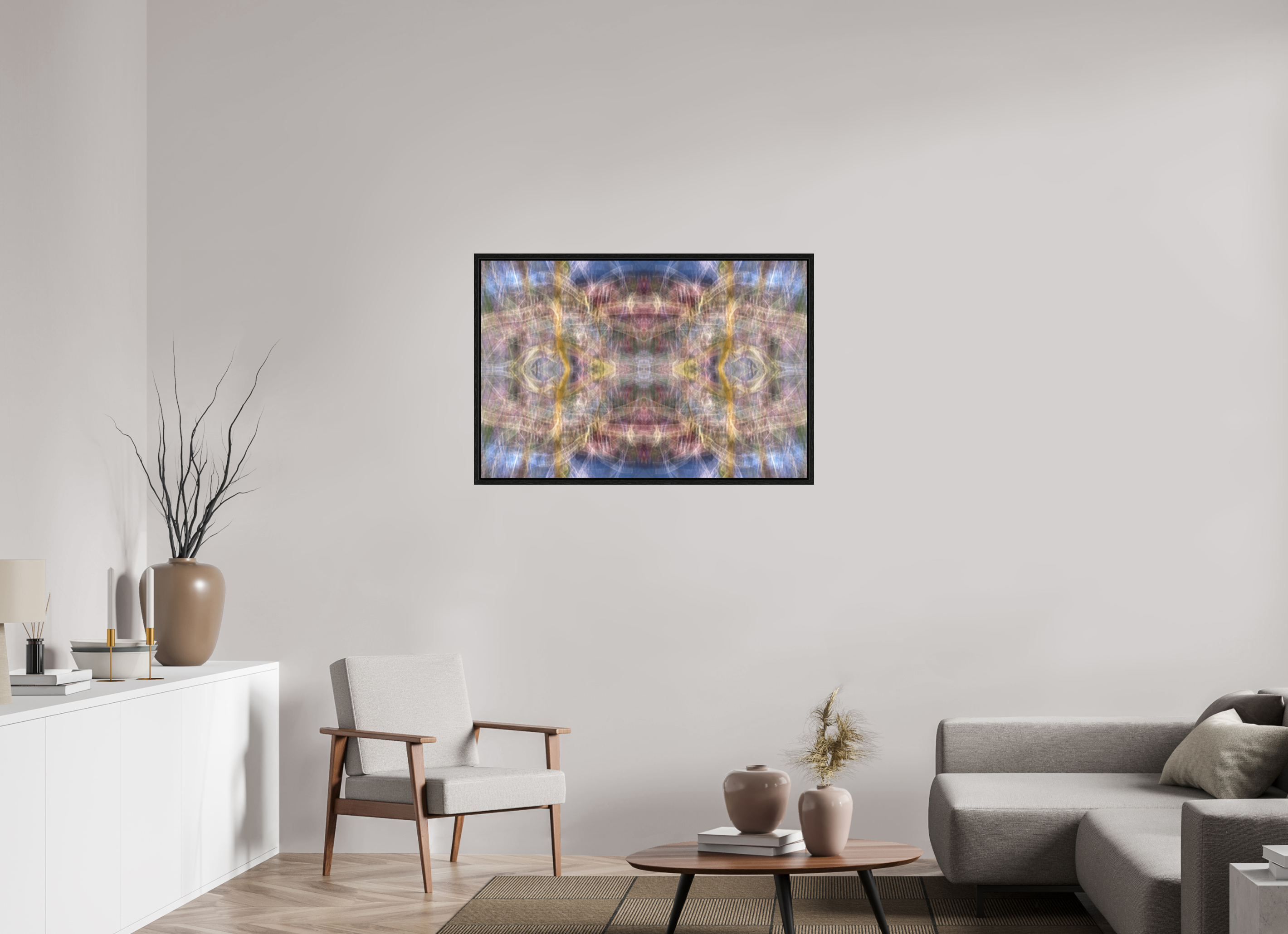 105 x 70 cm, Floater Frame Nature’s Kaleidoscope