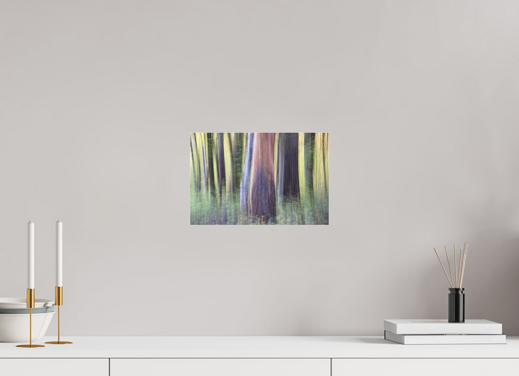 30 x 20 cm, Photo Print Under Acrylic Glass Vertical Forest Dream