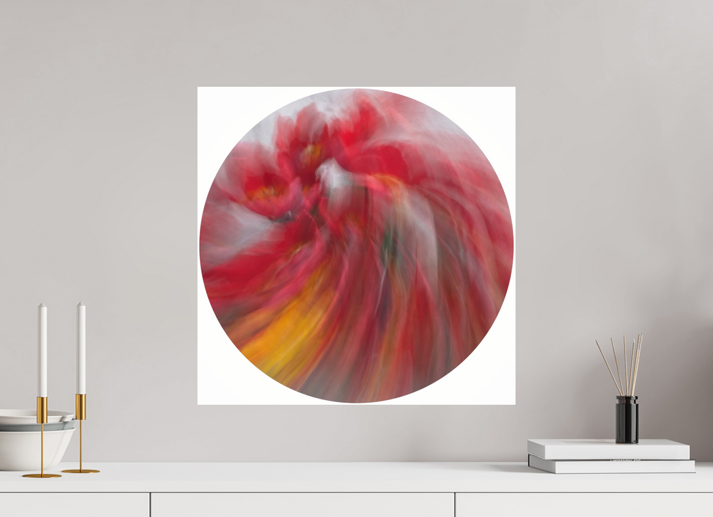 50 x 50 cm, Photo Print Under Acrylic Glass Blütenaura