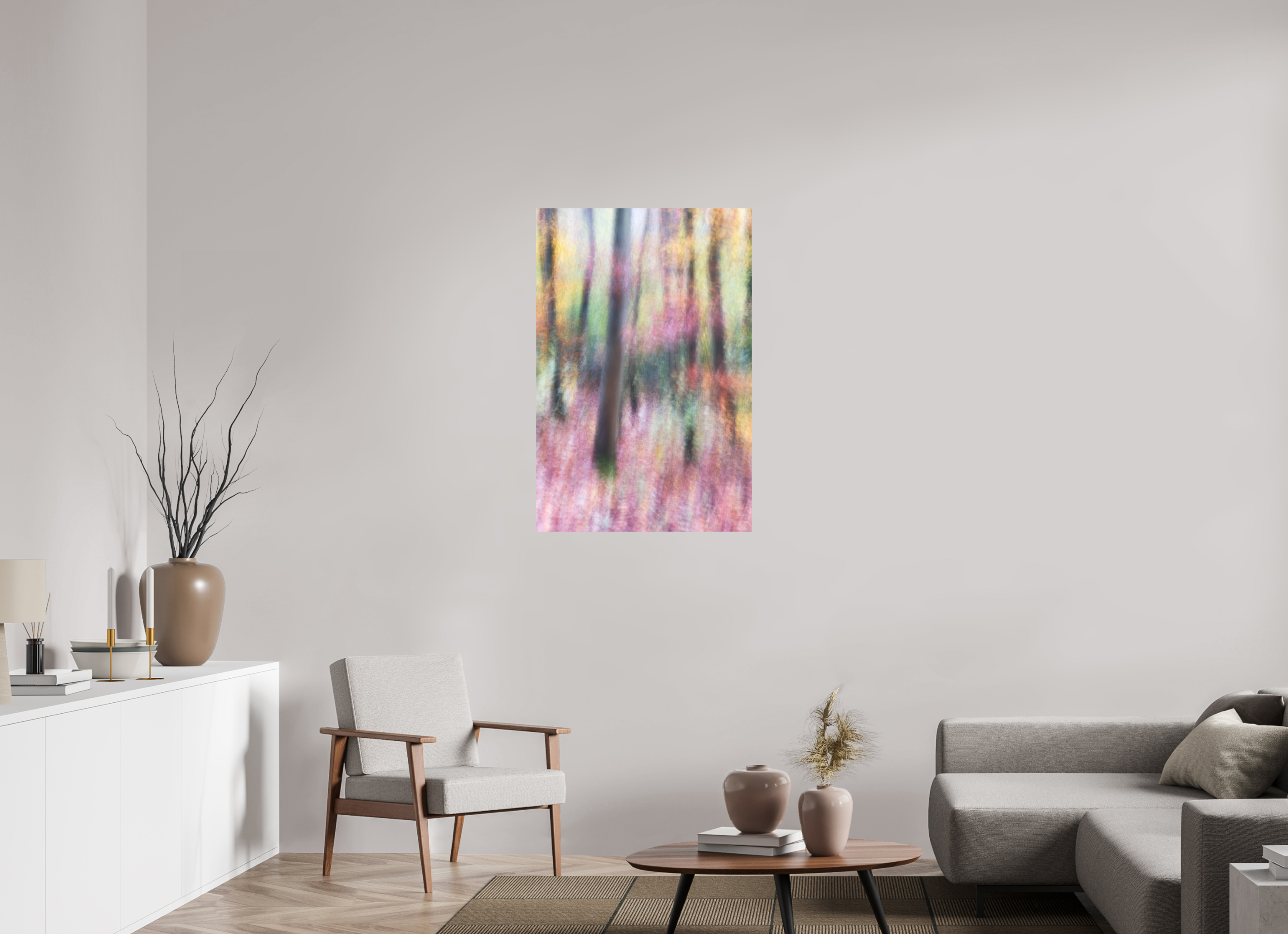 70 x 105 cm, Hahnemühle Papier Photo Rag Musica d´arpa nella foresta 2