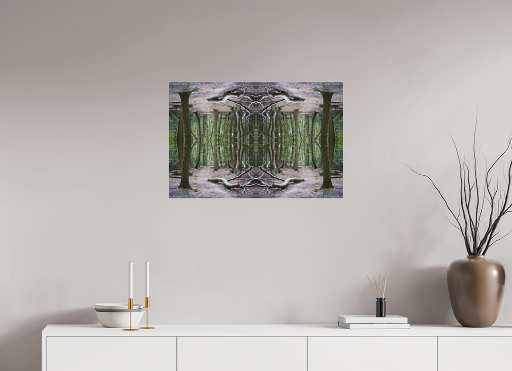 75 x 50 cm, Photo Print Under Acrylic Glass Woodland Illusion