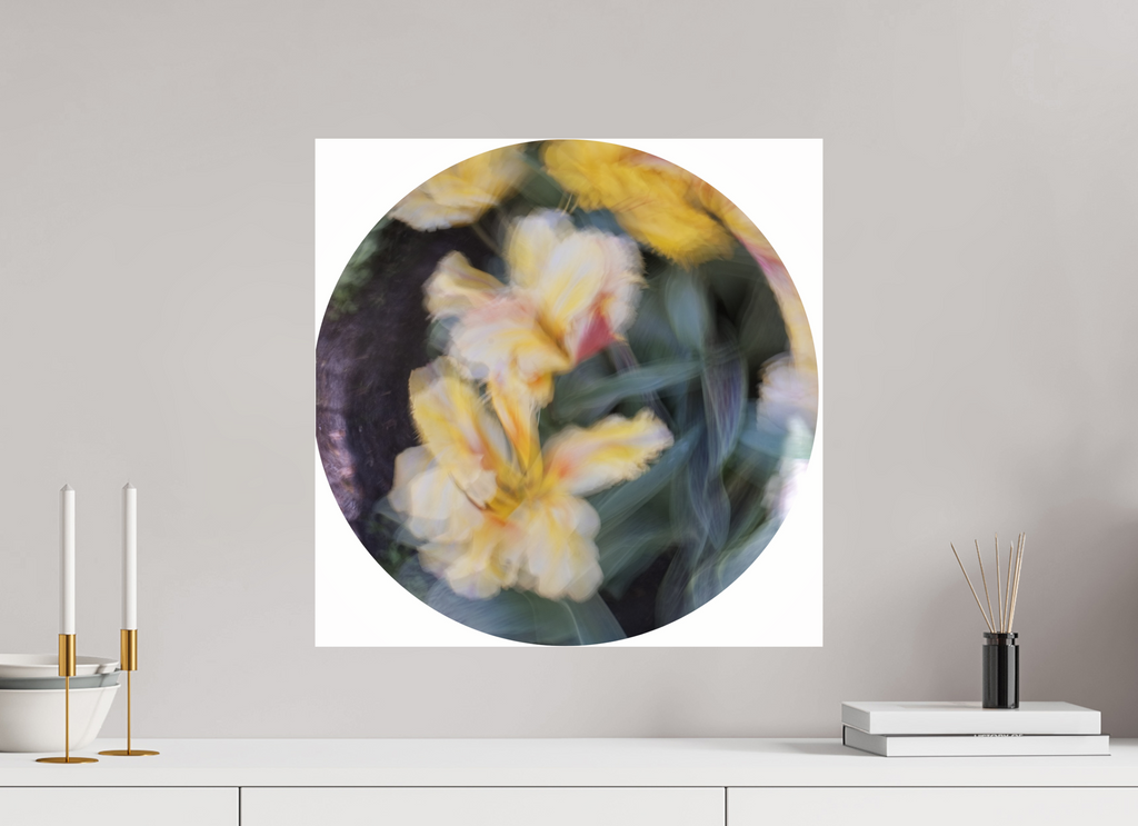 50 x 50 cm, Photo Print Under Acrylic Glass Moment der Entfaltung