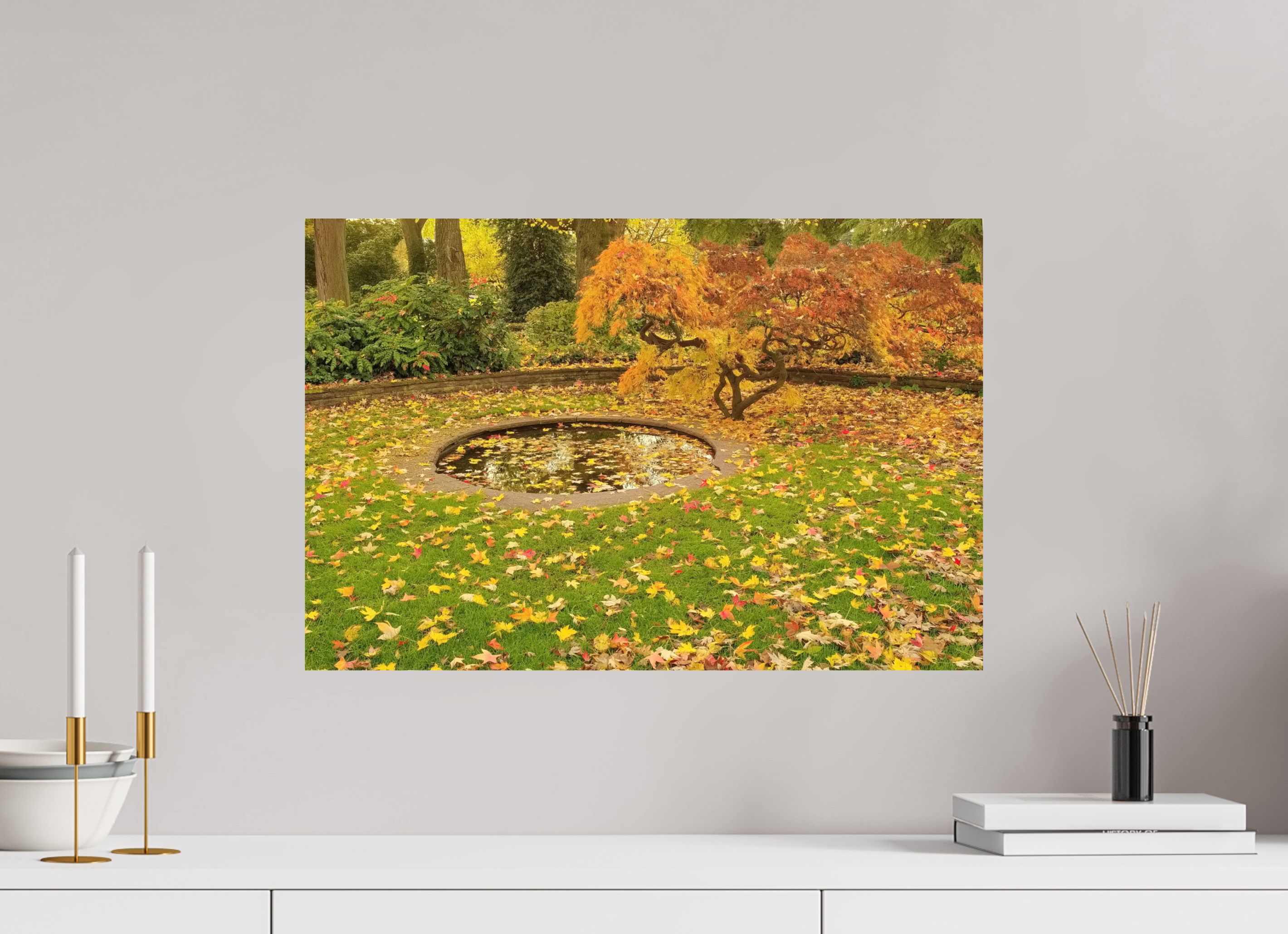 60 x 40 cm, Photo Print On Fuji Crystal DP II Herbst im Park